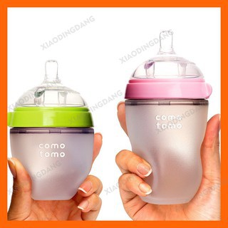 COMOTOMO Bình Sữa Silicone 150ml 250ml Cho Bé