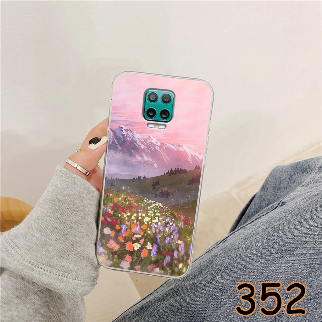 Ốp Lưng Vsmart Aris - Vsmart Aris Pro in hình Cánh đồng hoa - Chất liệu Silicon siêu bền