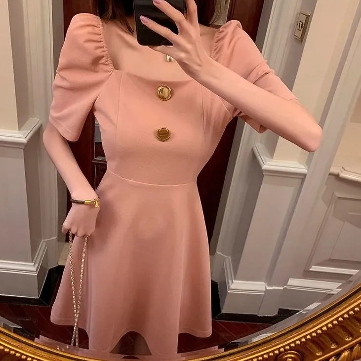 Đầm Nữ Phong Cách Hàn Quốc Đơn Giản Thời Trang