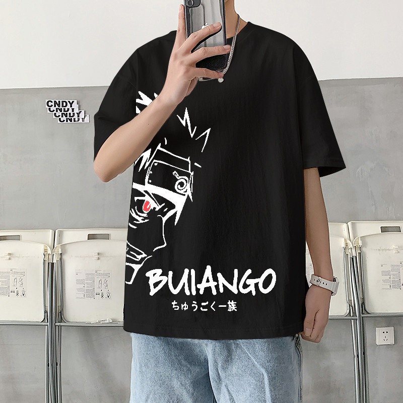 Áo Thun Tay Ngắn In Họa Tiết Hoạt Hình Phong Cách Hong Kong Thời Trang Mùa Hè Cho Nam