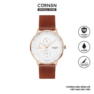 Đồng Hồ Nam Curnon Colosseum Staff Dây Da Chính Hãng, Thiết Kế Thể Thao Chống Nước