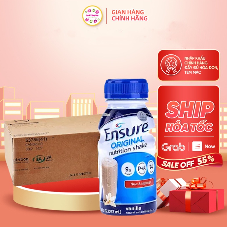 Sữa nước Ensure Abbott 237ml quatangme
