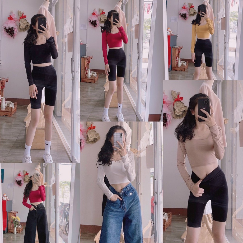 ÁO THUN NỮ CỔ VUÔNG-CHẤT THUN LẠNH-ẢNH THẬT SHOP CHỤP