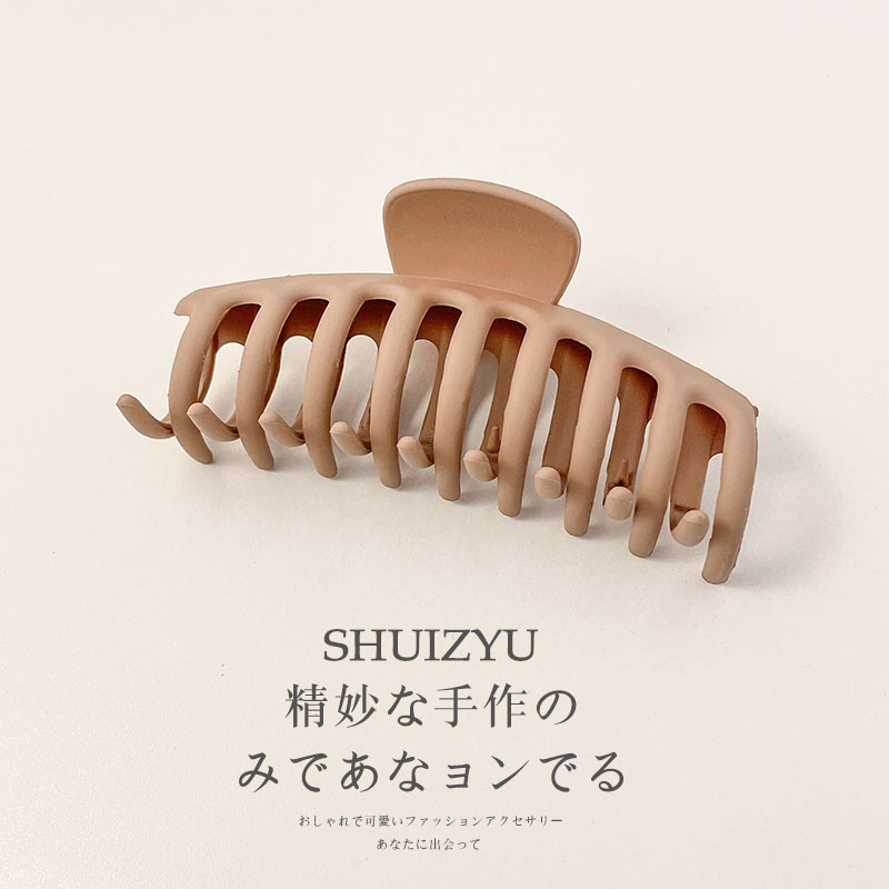 Kẹp Tóc Màu Nâu Kiểu Dáng Cổ Điển