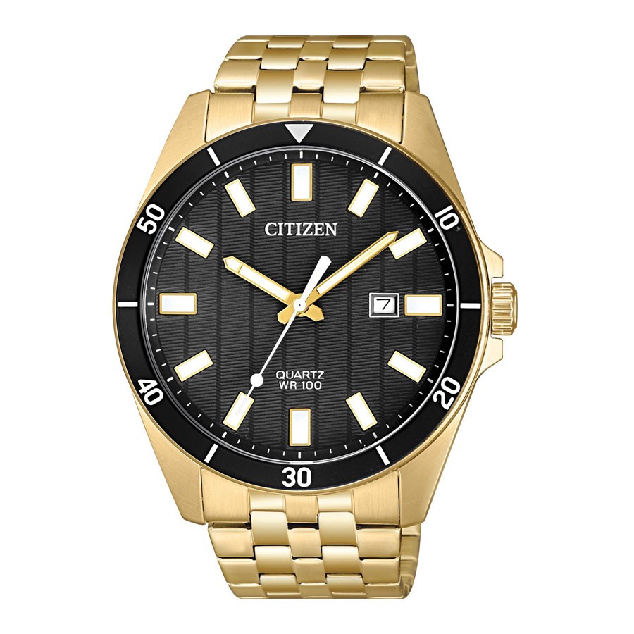 Đồng Hồ Nam Citizen Dây Thép Không Gỉ BI5052-59E - Mặt Đen