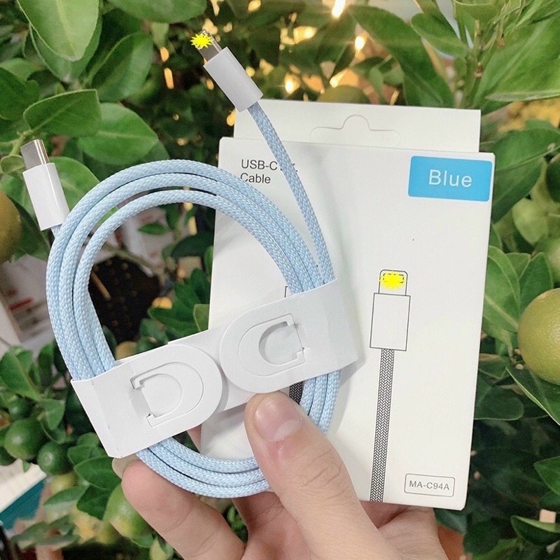 Cáp Sạc Nhanh PD 20W Bọc Dù Màu Cute Lai ning Chống Đứt Gãy Sử Dụng Cho iP 11/12/13/Pro Max/X/XsMax/8/8Plus/7/7Plus