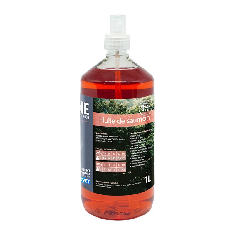 Nutri vet Dầu cá hồi nguyên chất cho chó mèo / thú cưng 1 lít