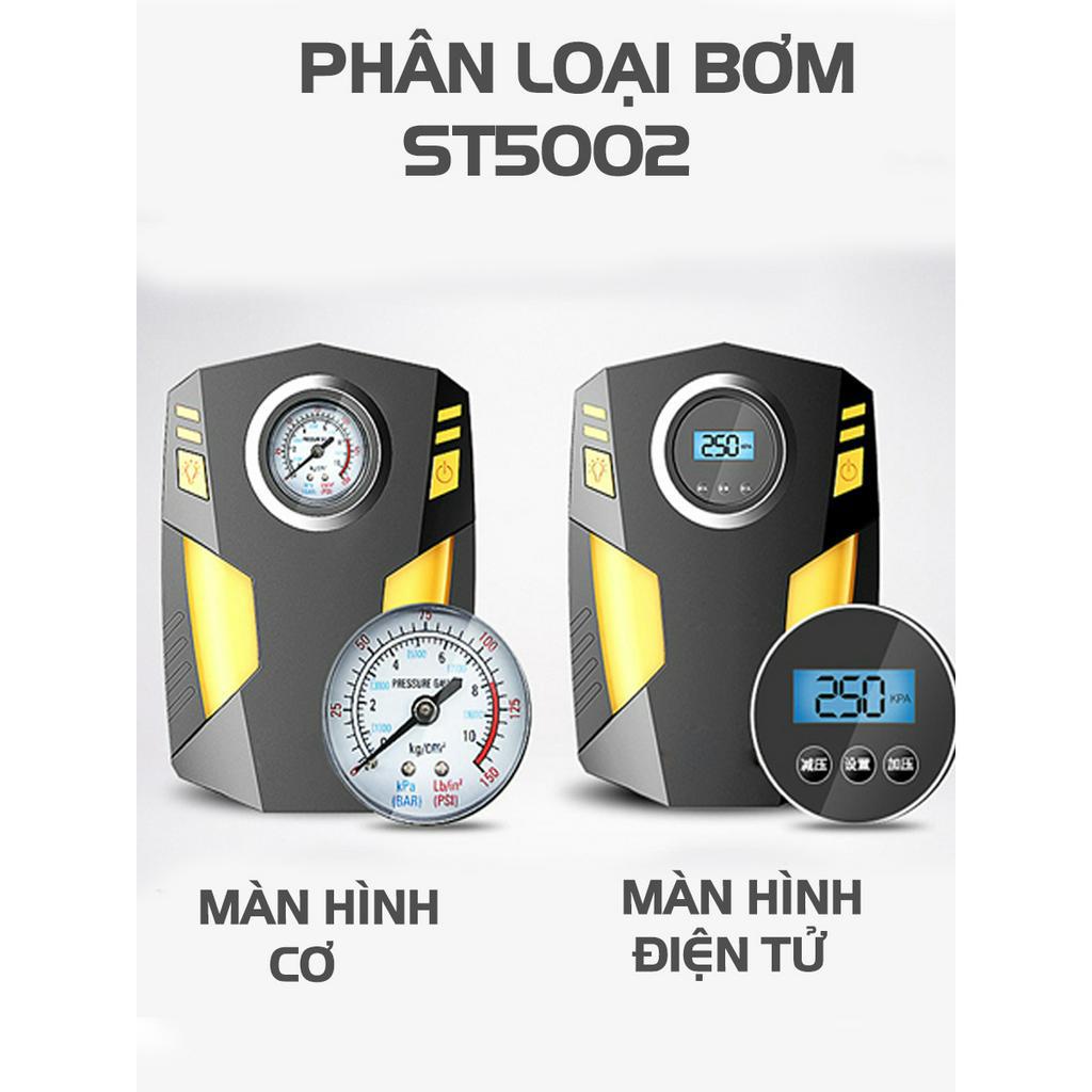 Bơm lốp ô tô, xe đạp, xe máy Lanita Suitu ST5002 công suất 120W