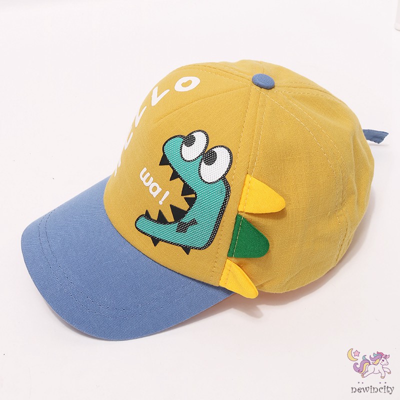 Mũ Lưỡi Trai Thiết Kế Hình Khủng Long Đáng Yêu Cho Bé Trai Và Bé Gái