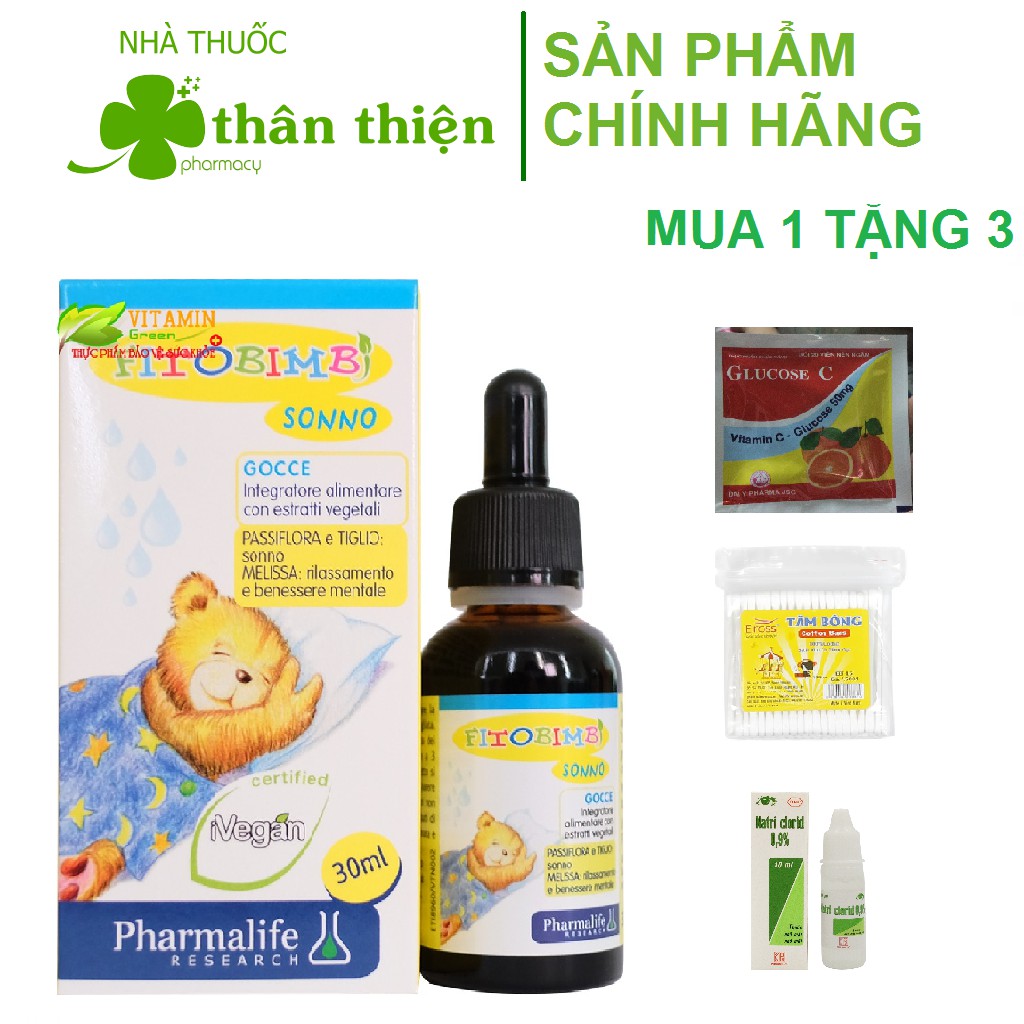 Sonno Bimbi Gocce - Hỗ trợ giúp bé ngủ sâu, giảm quấy khóc đêm, tinh thần khỏe mạnh