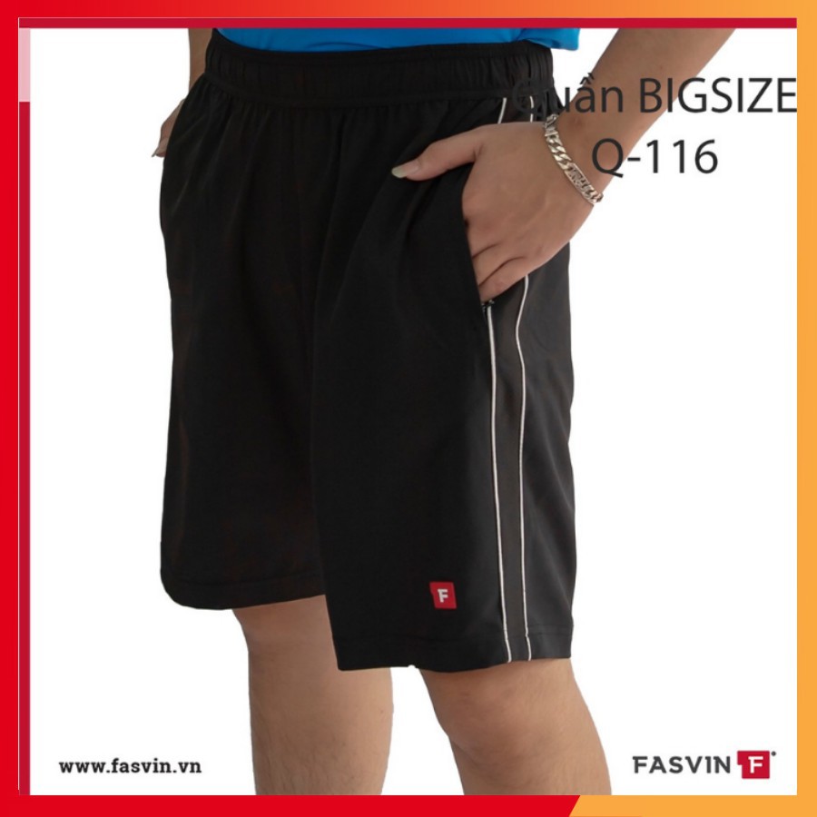 BIGSIZE Quần Đùi Nam, Quần Short Nam, Quần Đùi Bigsize, Quần Cho Người Béo FASVIN