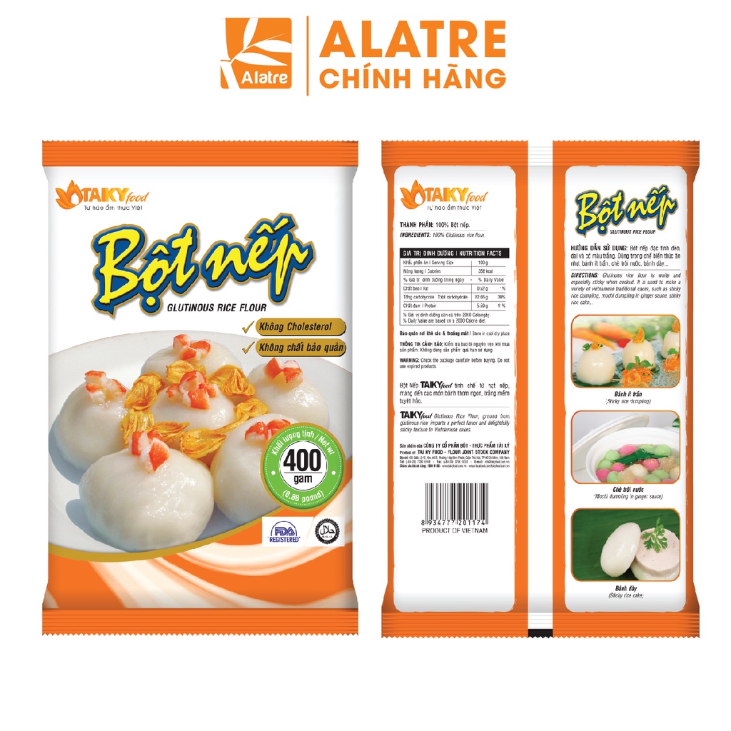 Bột nếp Taky 100% (400g/gói)