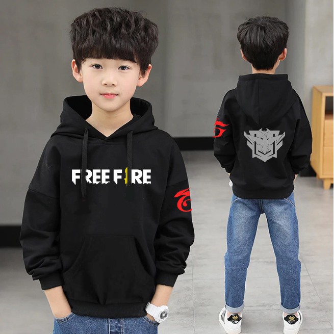 Áo hoodie / Áo nỉ Game Free Fire cho bé trai MinishopVN