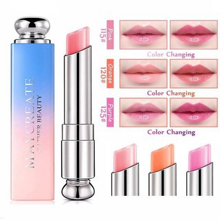 Son môi dưỡng ẩm đổi màu Maycreate SM02
