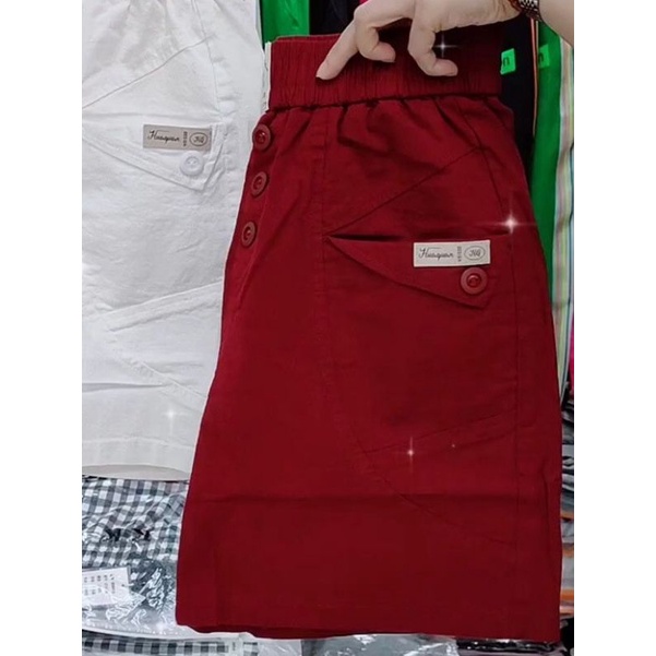 Quần Short Kaki Nữ Bigsize Nhiều Màu Phối Khuy Sang Chảnh, Quần Đùi Nữ Chất Kaki | BigBuy360 - bigbuy360.vn