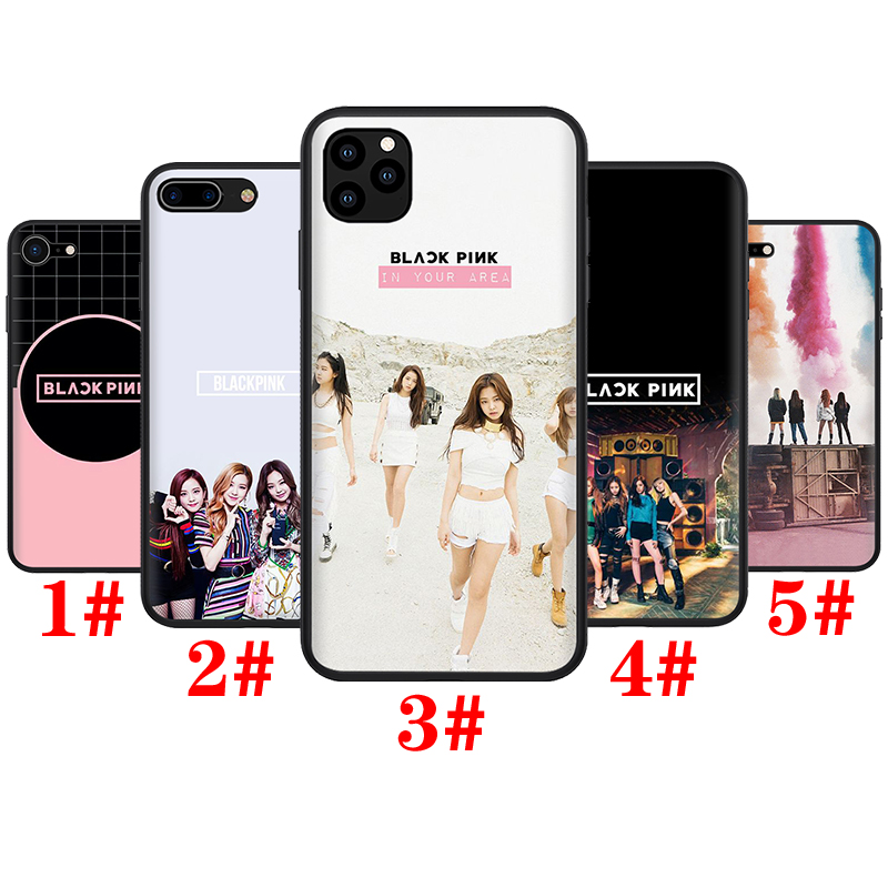 Ốp Lưng Silicone In Hình Nhóm Nhạc Blackpink Cho Iphone 8 7 6s 6 Plus 5 5s Se 2016 2020