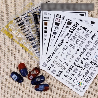 Sticker Dán Móng Tay Họa Tiết Nhiều Mẫu