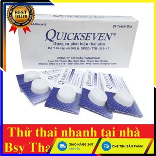 Que thử thai Quickseven,test thử thai tại nhà,2 vạch sớm nhanh hiệu quả tức thì [Quick seven]