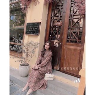 Đầm suông dập li