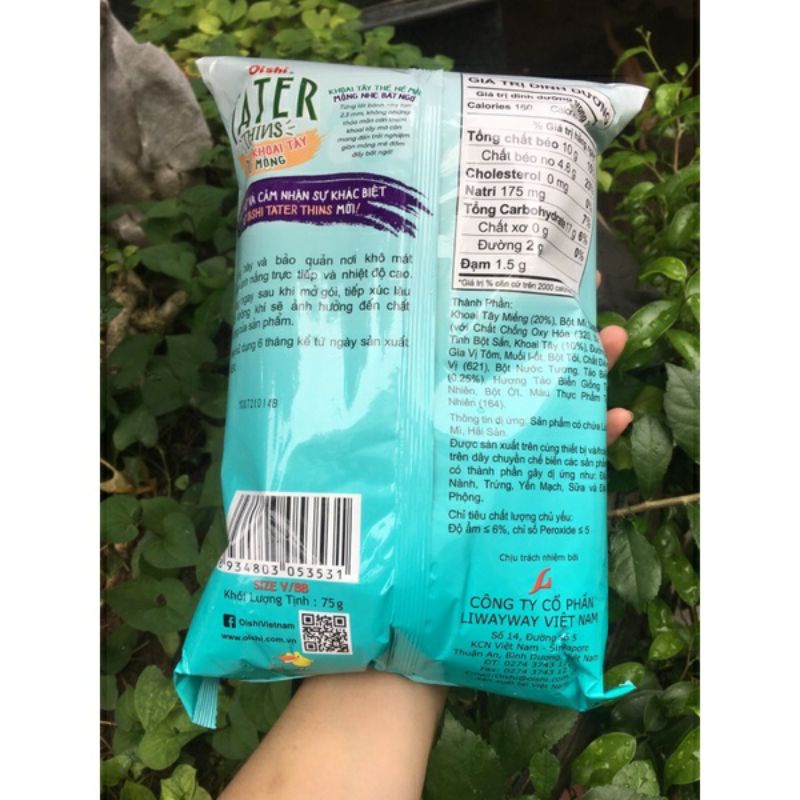 Bim Bim quốc dân Oishi To chà bá mix Các Vị 75g (giao ngẫu nhiên)