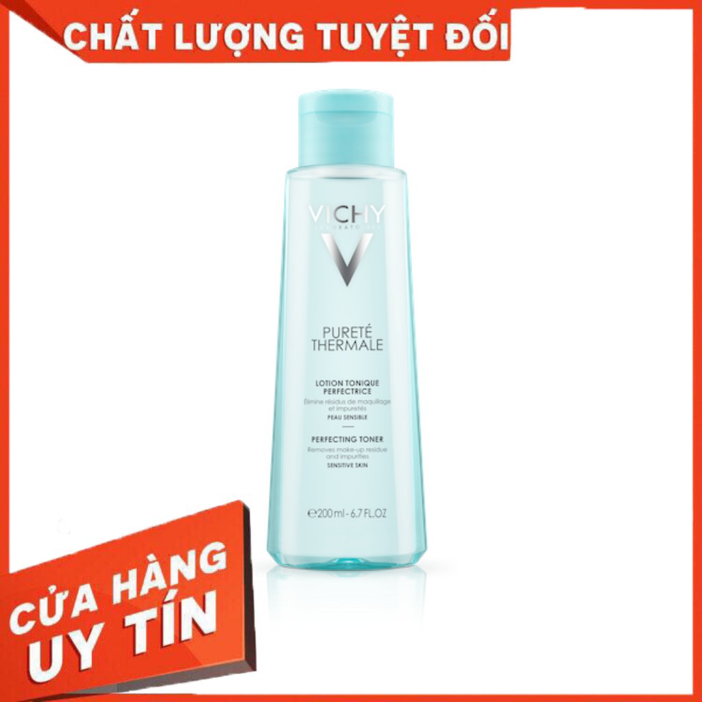 [CHÍNH HÃNG] Nước cân bằng cấp ẩm cho da nhạy cảm Vichy Pureté Thermale 200ml