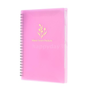 ☆Multifunctional Music Score Holder A4 Size Paper Sheet Document File Organizer Folder with 40 Pocket