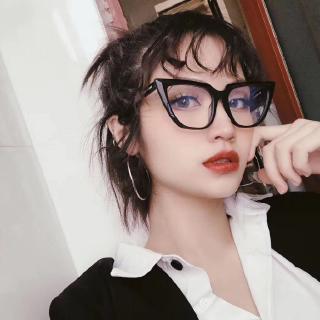 Kính mắt mèo gọng trong suốt chống ánh sáng xanh cho nữ