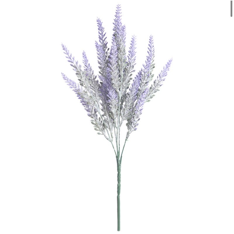 Hoa giả - Cụm hoa lavender nhân tạo cao cấp , hoa decor trang trí hoa cô dâu