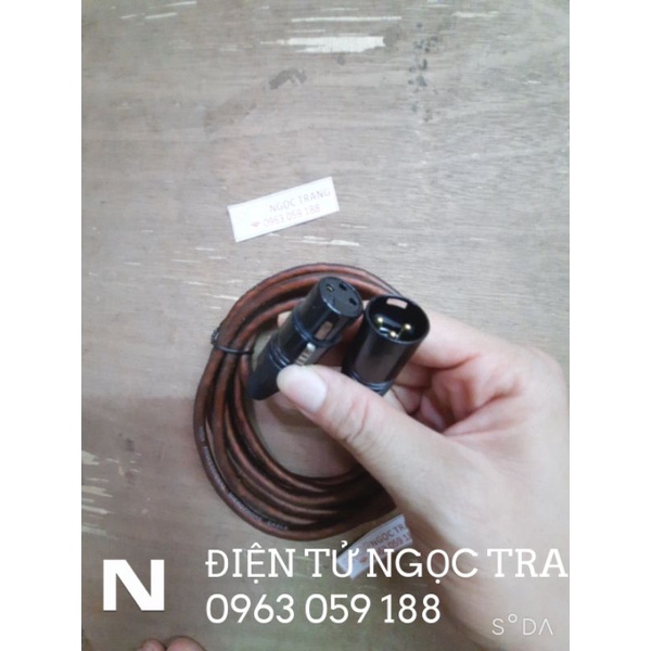 Dây Canon Dài 3 Mét Dùng Cho Âm Ly Cho Đẩy