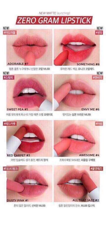 ( có sẵn ) Son thỏi Zero Gram Romand Matte Lipstick | BigBuy360 - bigbuy360.vn