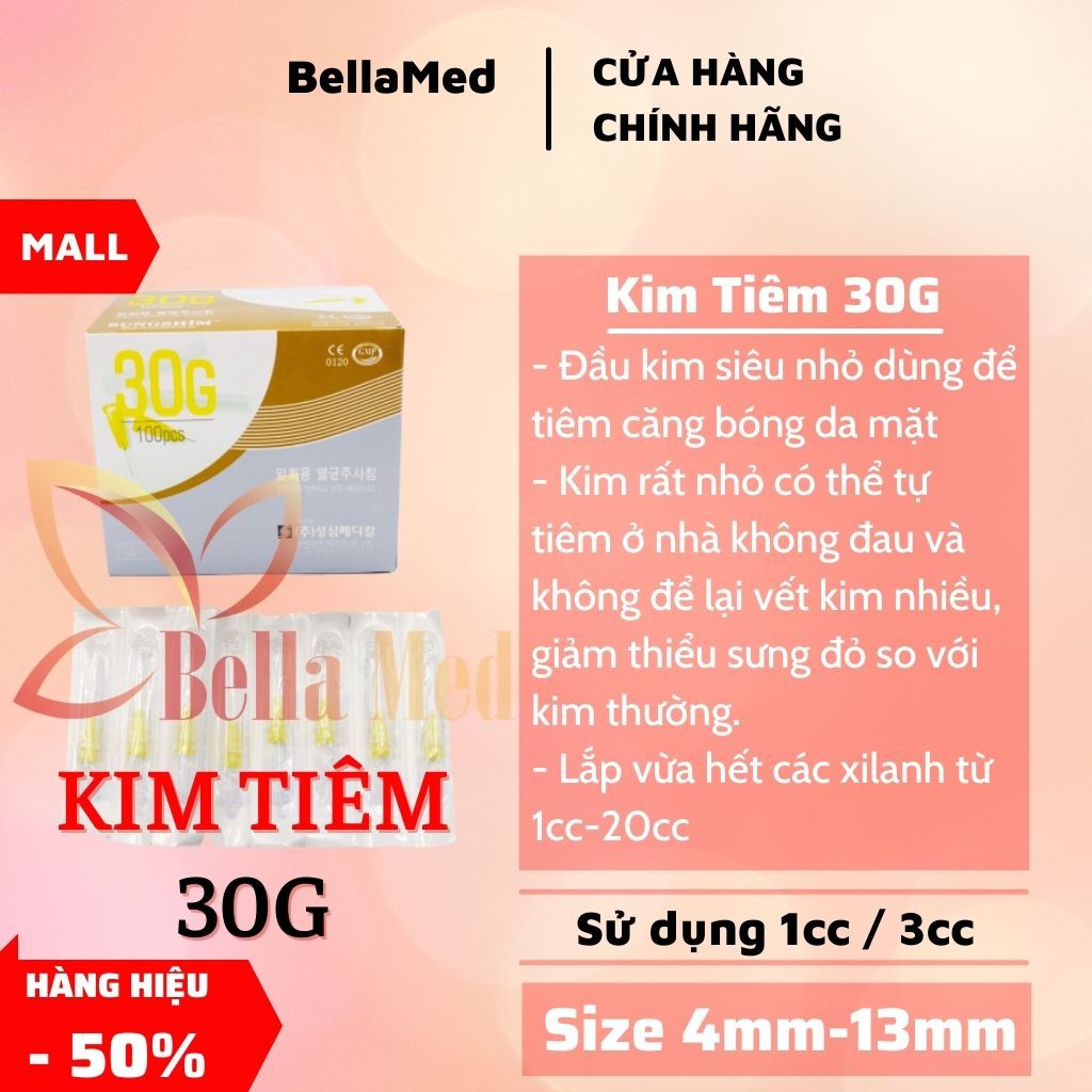 tách lẻ Đầu kim tiêm dưỡng chất meso 30G của hãng Sungshim Hàn Quốc 4mm, 13mm | WebRaoVat - webraovat.net.vn