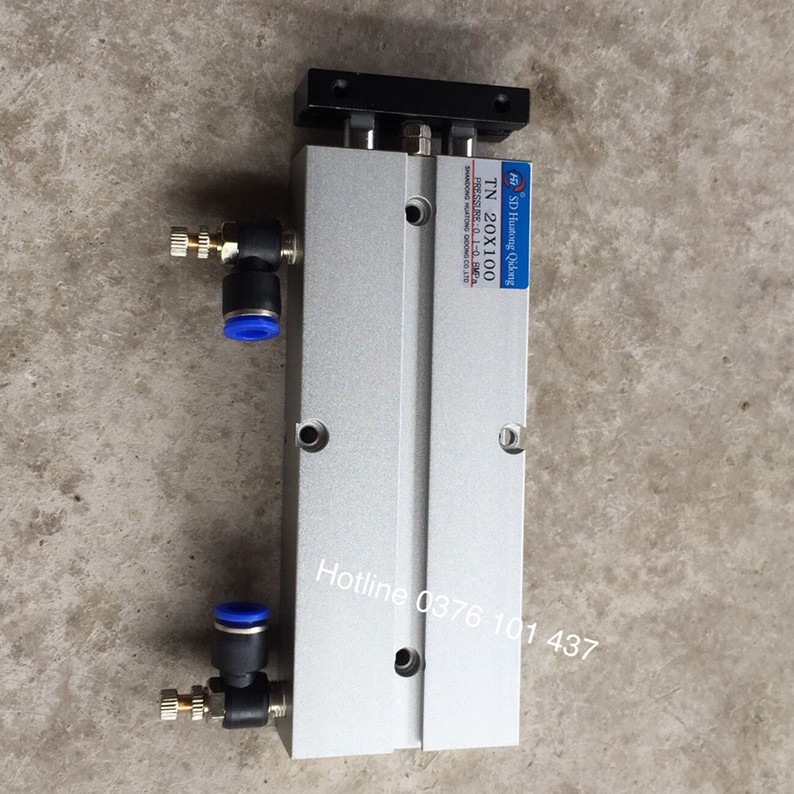 XI LANH KHÍ NÉN 2 TY TN 20X100 CHẤT LIỆU HỢP KIM NHÔM CHẤT LƯỢNG CAO