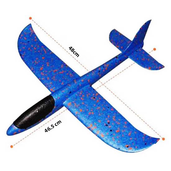 Máy bay xốp cỡ lớn (48×46)cm