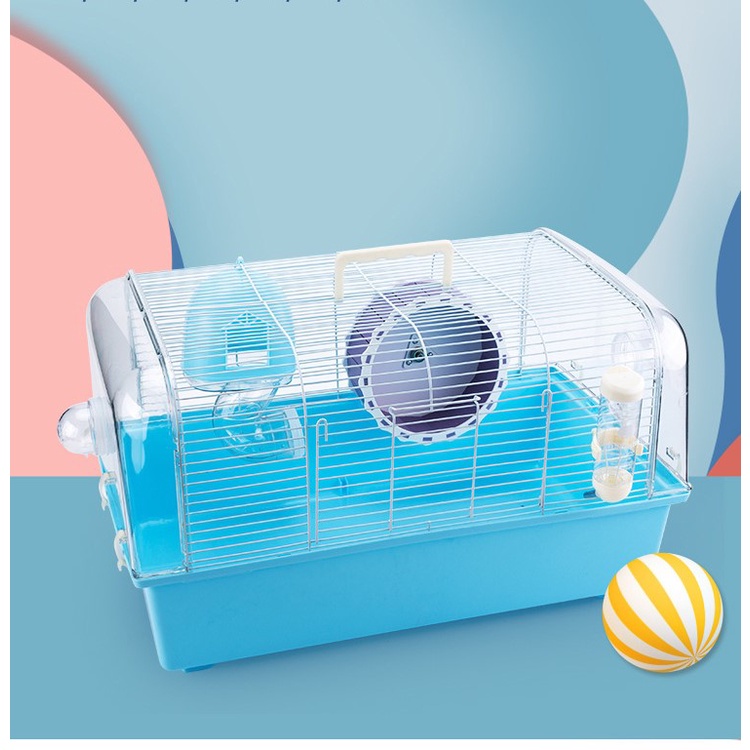 [TẶNG NHÀ TẮM] lồng biệt thự BOER 60cm dành cho hamster / sóc/ đuôi mập/rat/ dumbo