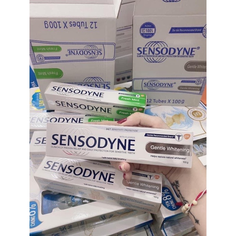 [MUA 5 TẶNG 1] Kem đáng răng Sensodyne Gentle Whitening & Fresh Mint chuyên dụng cho răng và nướu nhạy cảm