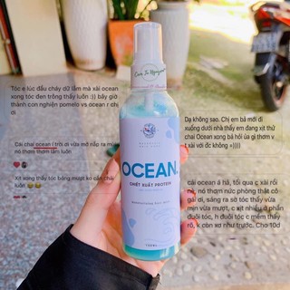 OCEAN - Xịt dưỡng Protein 🎁cột tóc hoa cúc