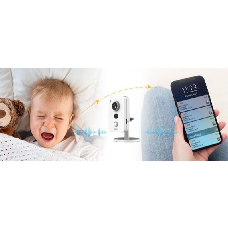Camera IP Wifi 2MP IMOU - C22EP Cue 2 1080P Full HD Còi Hú Báo Động