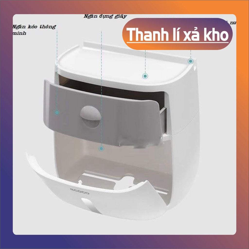 [FREE SHIP] Hộp giấy vệ sinh Ecoco cao cấp 2 tầng. [FREE SHIP]