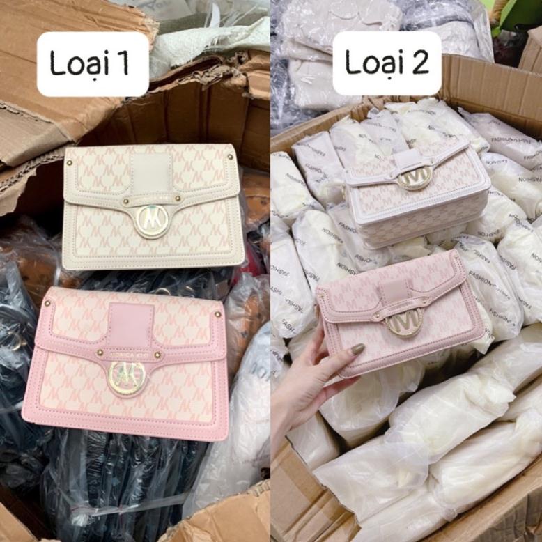 Túi chữ M bản 2 ngăn 2 dây size 22 kèm ảnh thật hàng QC cao cấp