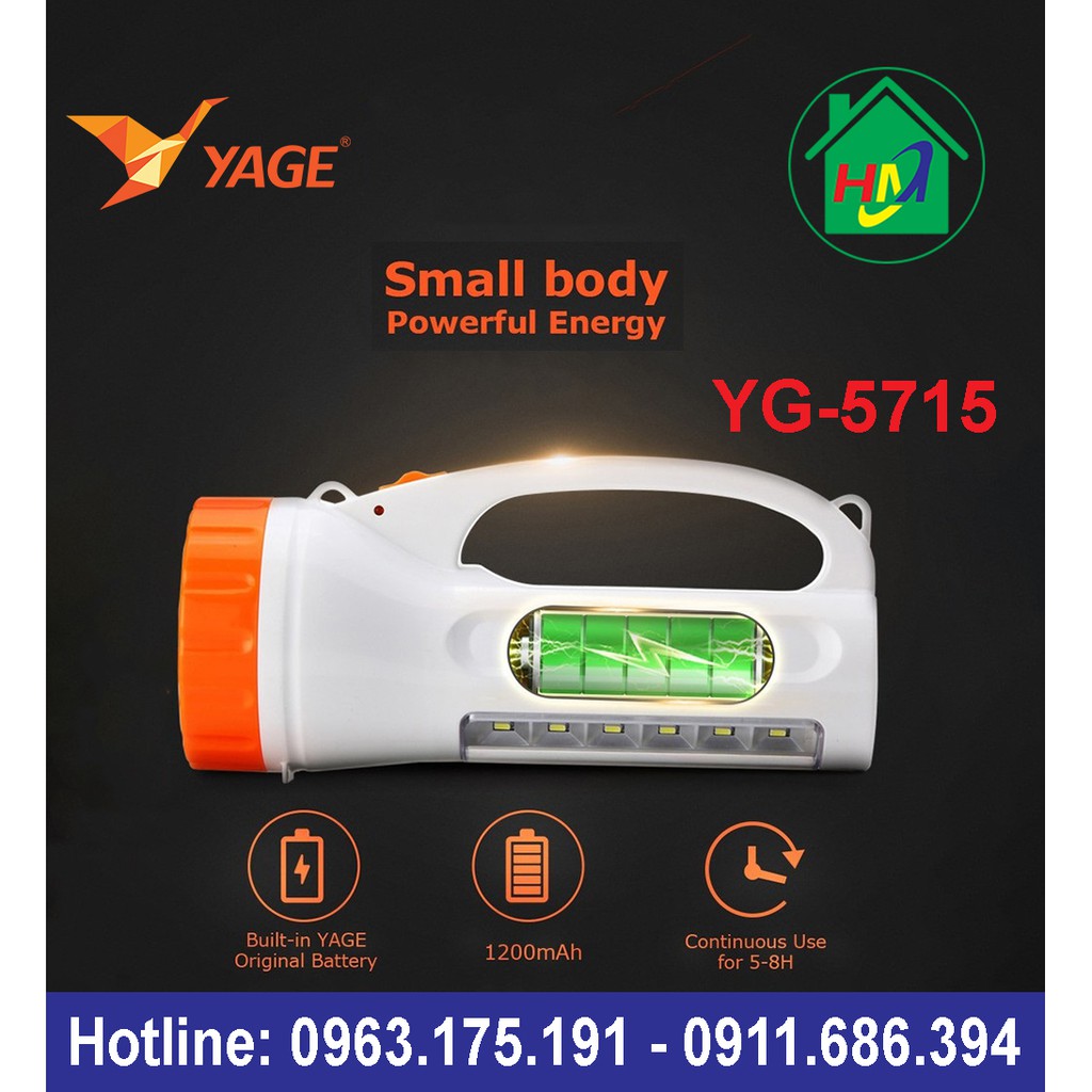 Đèn Pin Siêu Sáng Thái Lan YAGE YG-5715