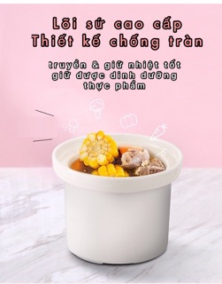 NỒI NẤU CHÁO CHẬM, HẦM CHẬM THÔNG MINH LOTOR 2L
