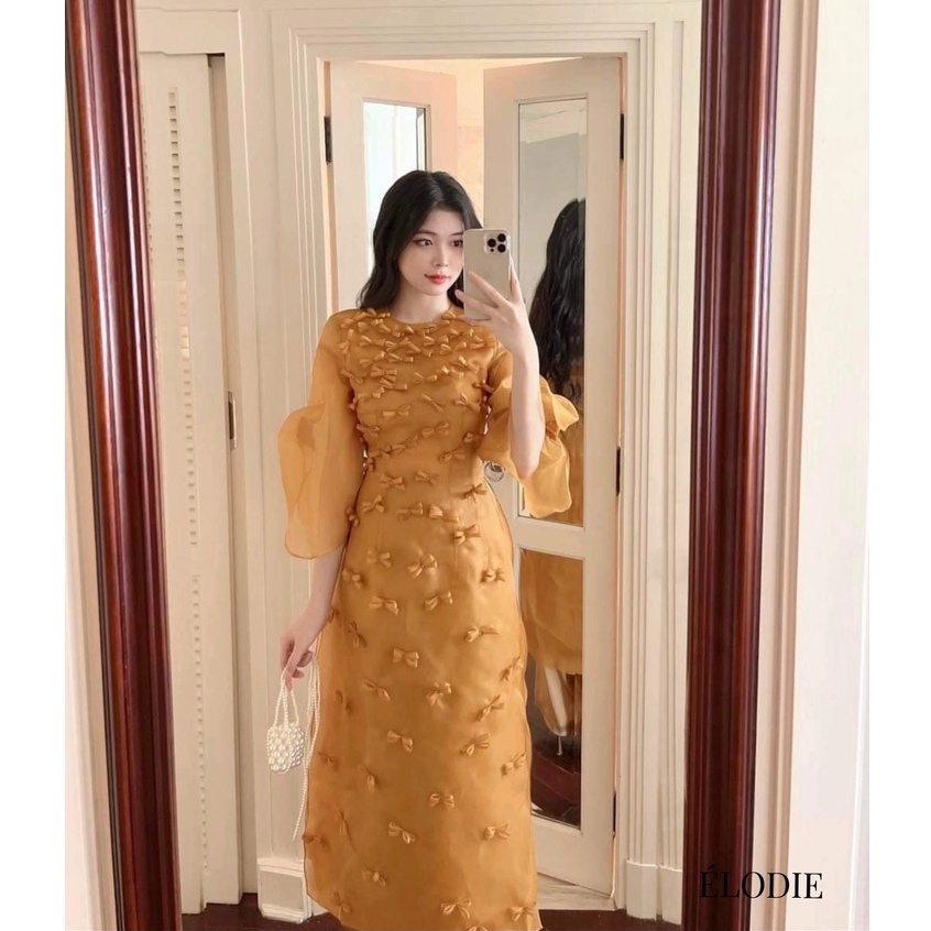 Áo Dài Cách Tân Lụa Nguyệt Cát Cao Cấp