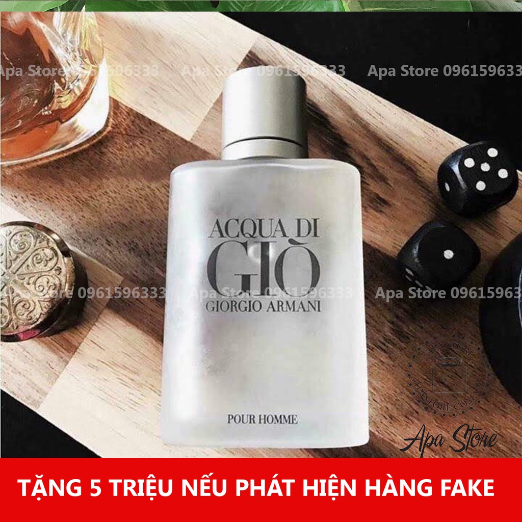 [Mã COSSALE27 giảm 80K đơn 1000K] Nước Hoa Nam Giorgio Armani Acqua Di Gio Chai Full 100ml | BigBuy360 - bigbuy360.vn