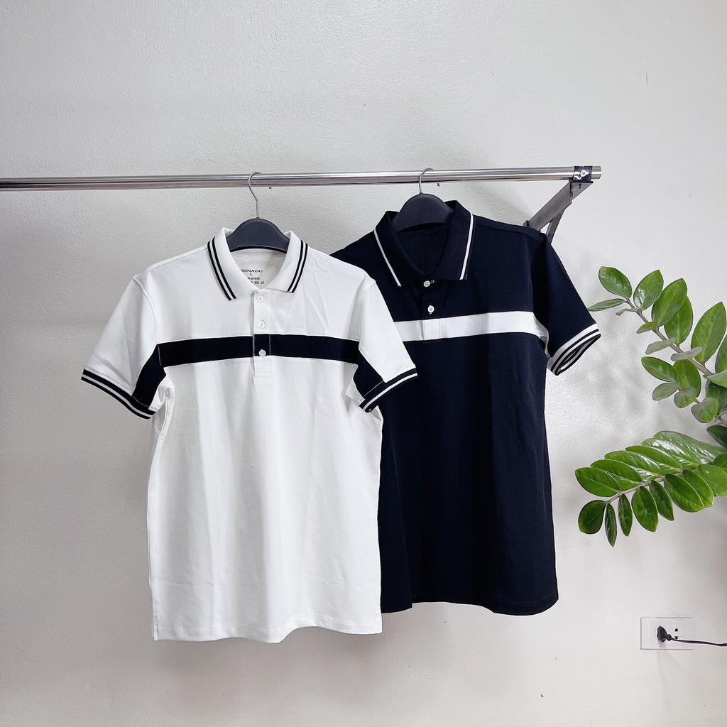Áo Polo mặc hè cao cấp thoải mái,vải cotton co giãn thoáng mát mặc không bị kích hoạt động cực thoải mái-Mã A02-ZONADO | BigBuy360 - bigbuy360.vn