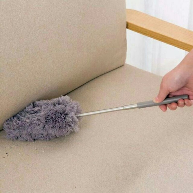 Cây Phất Trần, Chổi Phủi Bụi Thông Minh Cán Dài 2M Có Thể Điều Chỉnh Độ Dài Quết Trần Nhà Tiện Lợi