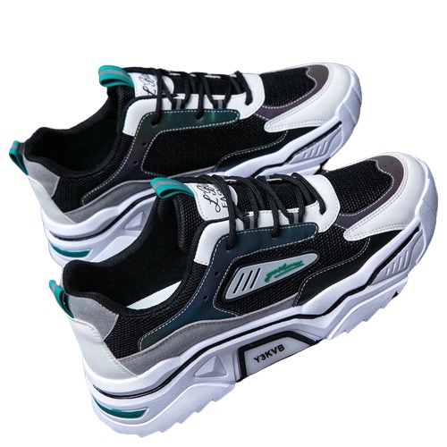 (Video Thật) Giày nam sneaker độn đế 5cm LBites Viền Đổi Màu Phản Quang siêu phẩm