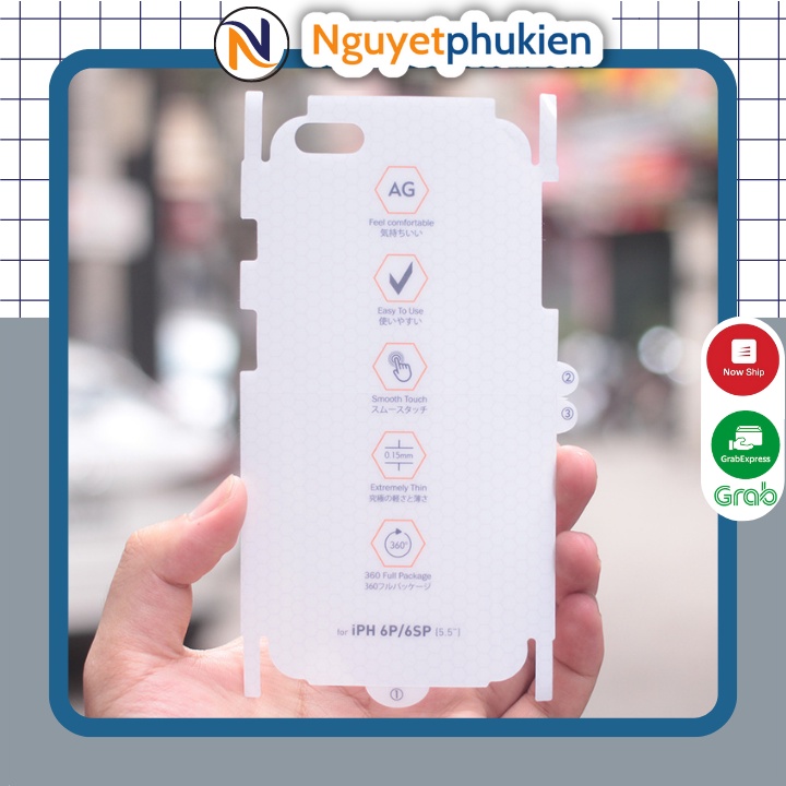 Miếng Dán PPF Mặt Sau Cao Cấp Cho Điện Thoại 6/7/8Plus/X/Xs Max/11/12/13 Pro Max - Dán Trong/Nhám Siêu Bền, Giá Tốt