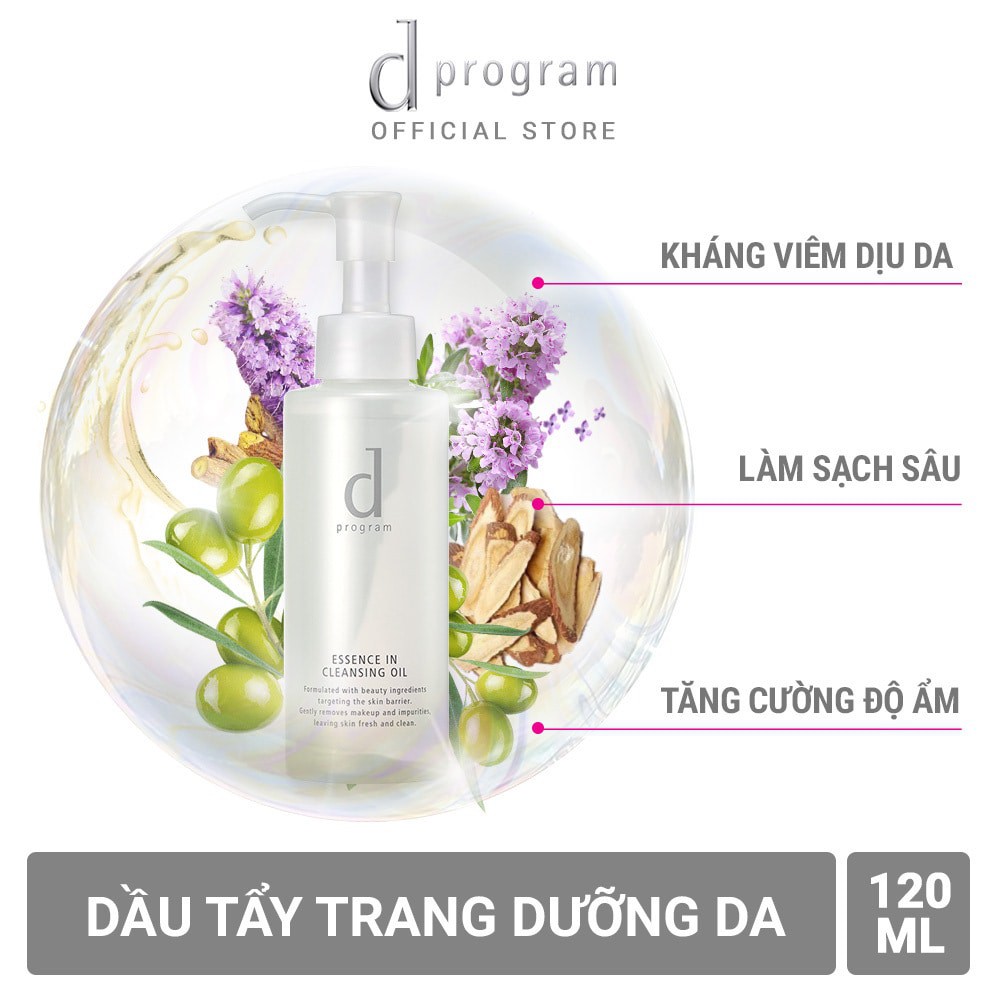 Dầu Tẩy Trang D Program Essence In Cleansing Oil Dưỡng Da 120ml