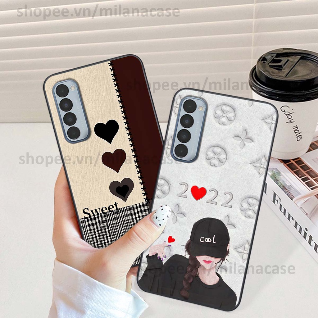 Ốp Oppo Reno4 / Reno4 Pro / Reno 4 hình trái tim be love tình yêu siêu đẹp, cá tính, thời trang