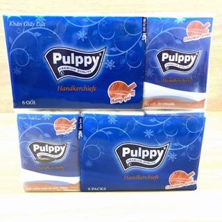 Khăn giấy lụa pulppy hương quế